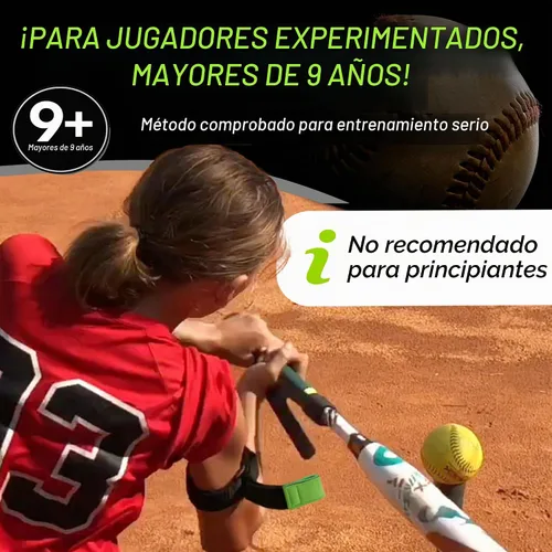 Vista 3 de SWINGRAIL Béisbol/Softbol Swing Trainer Aid (paquete de 2) Equipo para batear y golpear