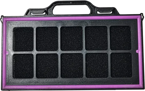 Vista 2 de Filtro HEPA de repuesto y filtro reutilizable apto para filtros extractores de polvo, filtro de vacío, compatible con JIENUO JN501, paquete de 2