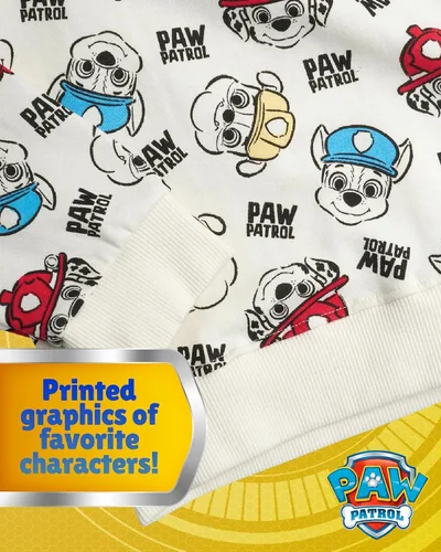 Vista 5 de Nickelodeon Conjunto deportivo de Paw Patrol para niños, 2 piezas de sudadera con capucha de vellón, pantalones deportivos - Conjunto deportivo