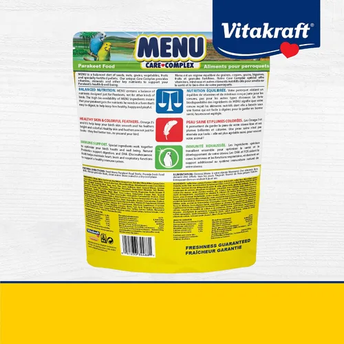 Vista 8 de Vitakraft Menu Premium Perico Alimento Fortificado con Vitaminas - Alimento