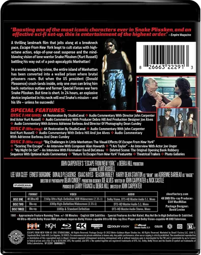 Vista 3 de Escape From New York Collectors Edition 4K UHD