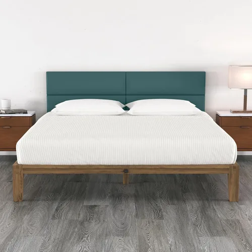 Vista 21 de Jaxx Panelist - Cabecero acolchado moderno, juego de 4 paneles para montar en la pared (cada uno de 11.25 x 30 pulgadas), tamaño Queen