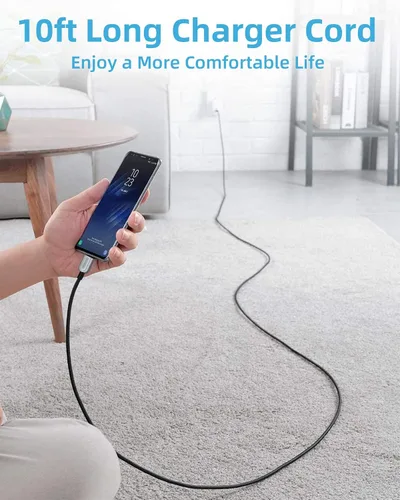 Vista 6 de NTONPOWER Cable USB C, paquete de 2 unidades de 100 W tipo C a tipo C, cable de silicona tipo C a C de carga rápida para MacBook Pro/Air, cable