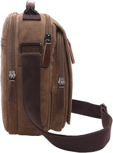 Vista 6 de mygreen Bolso bandolera pequeño de lona para el hombro, bolsa de trabajo