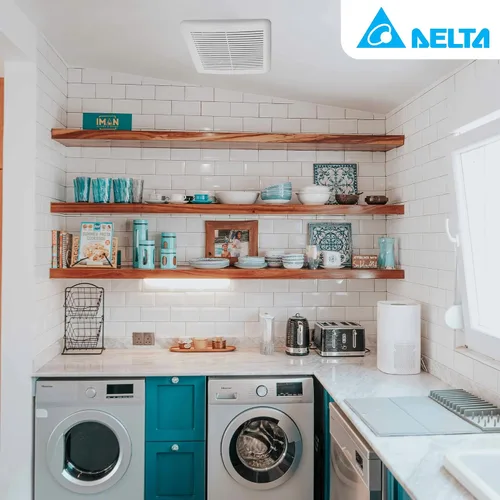 Vista 5 de Delta BreezIntegrity ITG50 50 CFM - Ventilador de ducha, ITG80H