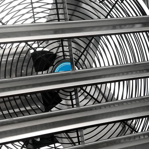 Vista 5 de Global Industrial Ventilador de ventilación de escape de 18" W con obturador, sola velocidad
