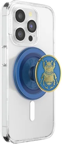 Vista 12 de Agarre para teléfono PopSockets con soporte expansible, agarre adhesivo, azul - Cobalto mate