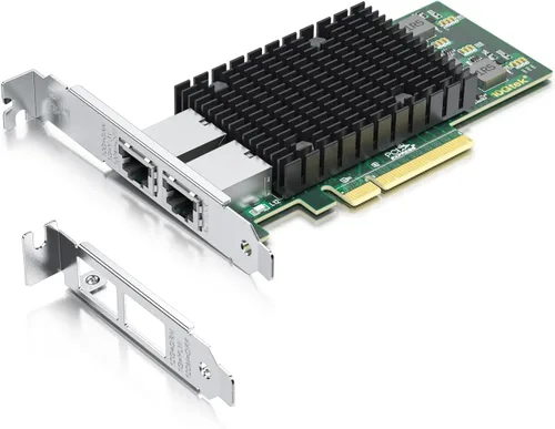 Vista 19 de Tarjeta de red NIC PCI-E SFP+ NIC de 10 Gb, con chipset Broadcom 57810S, puerto SFP+ dual, adaptador LAN Ethernet PCI-E X 8/X16 compatible