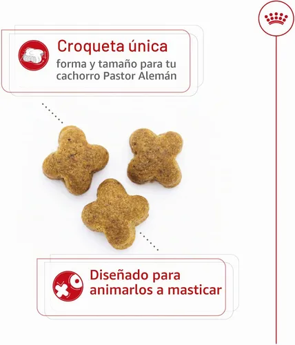 Vista 3 de Royal Canin Breed Health Nutrition - Alimento seco para perros pastor alemán, 2.5 libras