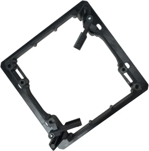 Vista 4 de iMBAPrice Soporte de montaje de bajo voltaje de 2 bandas, paquete de 2 Soporte para paneles de yeso, soporte LV2-2, para Ethernet, HDMI, altavoces