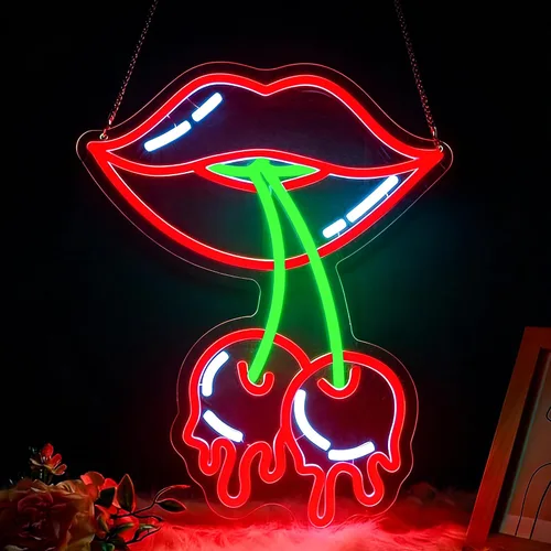 Vista 10 de Letrero de neón de Feliz Navidad, letreros de neón regulables JGHTURIE para decoración de pared, letrero iluminado para fiesta de Navidad, bar