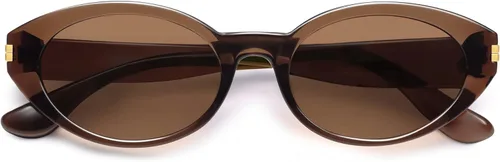 Vista 3 de VANLINKER Gafas de sol polarizadas retro ovaladas para mujeres y hombres, cara pequeña, estilo vintage de los años 90, VL9850