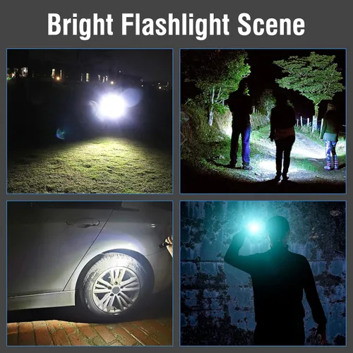 Vista 4 de BORUIT V7 - Mini linterna LED de altos lúmenes, pequeña y potente linterna flash EDC de llavero con luz UV roja, linternas de bolsillo recargables