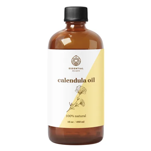 Vista 8 de Aceite de caléndula – Aceite portador de primera calidad Nutritivo para la piel, la cara, el cuerpo, la revitalización del cabello Hidratante