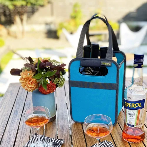 Vista 7 de Meori - Portabicicletas plegable para almacenamiento de vino