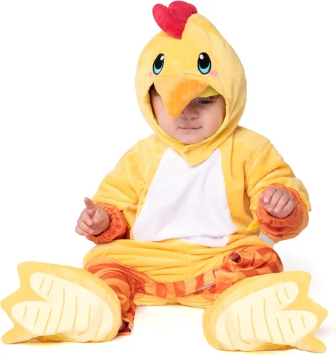 Vista 3 de Spooktacular Creations Disfraz de gallo unisex para bebé de Halloween para fiesta de disfraces