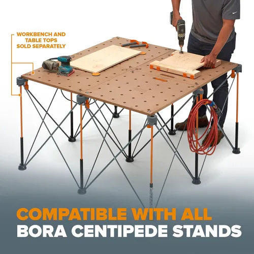 Vista 7 de BORA Kit de accesorios de corte de panel de ciempiés – 4 copas X, 4 abrazaderas rápidas, 6 antideslizantes, 2 ganchos, se adapta a todos