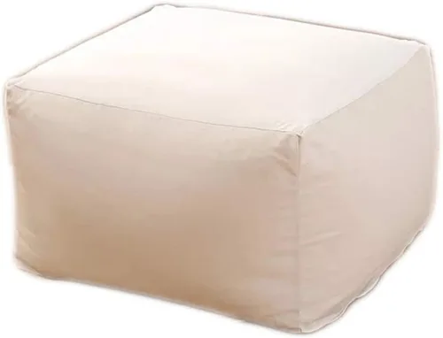 Vista 16 de Funda de sofá perezosa, puf de tela de lino, puf puff para sala de estar, tatami, sillas acolchadas para adultos y niños (relleno no incluido), S1