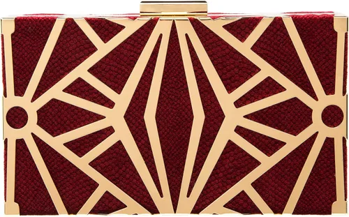 Vista 16 de CARIEDO Bolso Elegante de Noche para Mujer, Elegante Bolso de Mano de Terciopelo Exquisito, Bolso de Metal Hueco, para Promesa, Boda, Fiesta