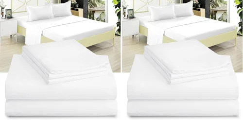 Vista 14 de Juego de Sábanas Twin - Sábanas de Cama Twin de Microfibra Ultra-Suave 1800 - Doble Cepillado - Bolsillos Profundos - Ajuste Fácil - Sin Arrugas Gris
