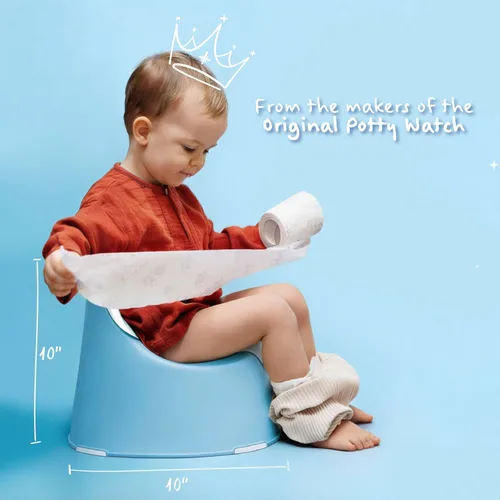 Vista 5 de Asiento de inodoro de entrenamiento para ir al baño y calcomanías mágicas que cambian de color, estanque Easy & Fun Toilet for Toddlers with