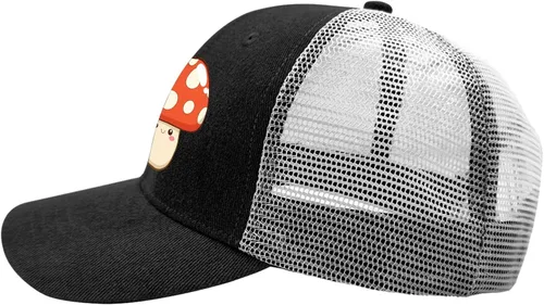 Vista 3 de devor Baseball Cap Smiling Mushroom Baseball Cap for Men Graphic Denim Dad Hats Adjustable