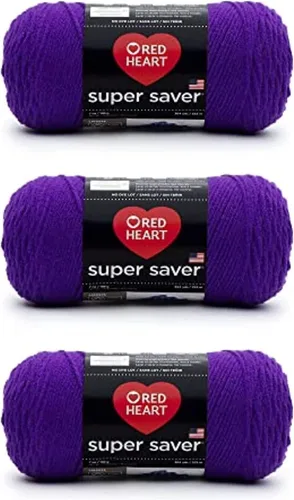 Vista 170 de Red Heart Hilo Super Saver, paquete de 3, Monet 3
