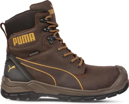 Vista 18 de Puma Safety Conquest Botas de trabajo impermeables con punta compuesta EH con cremallera lateral para hombre