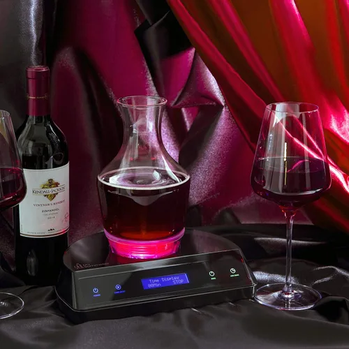 Vista 6 de Decantador eléctrico de aireación de vino Deluxe Edition