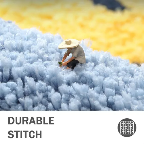 Vista 6 de Alfombra de baño de animales, lavable, divertida alfombra de baño de pato, microfibra suave y gruesa, antideslizante, absorbente de agua, para baño