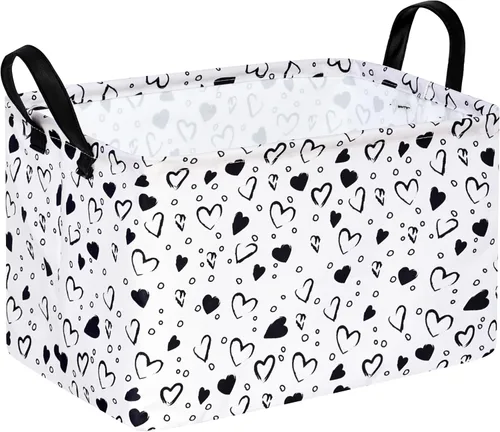 Vista 34 de Cesta de almacenamiento vacía para niños, organizador de almacenamiento impermeable de béisbol, cestas plegables con asas para mujeres, cesta