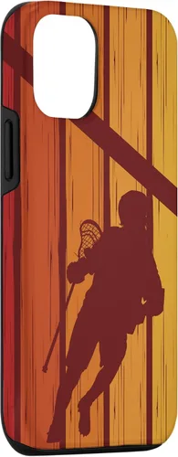 Vista 3 de iPhone 15 Retro Lacrosse Goalie Goalkeeper - Vintage Lacrosse Goalie Case