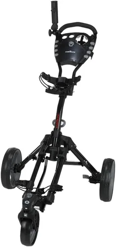 Vista 2 de Carrito de golf plegable de 3 ruedas SwivelEase de 360° de golf