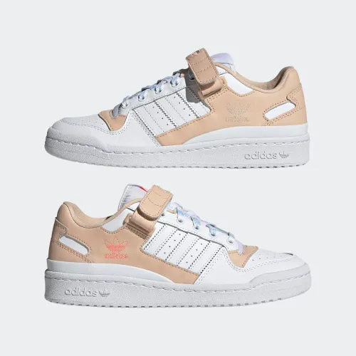 Vista 8 de adidas Zapatos bajos Forum para mujer, Wonder WhiteCore BlackLucid Blue
