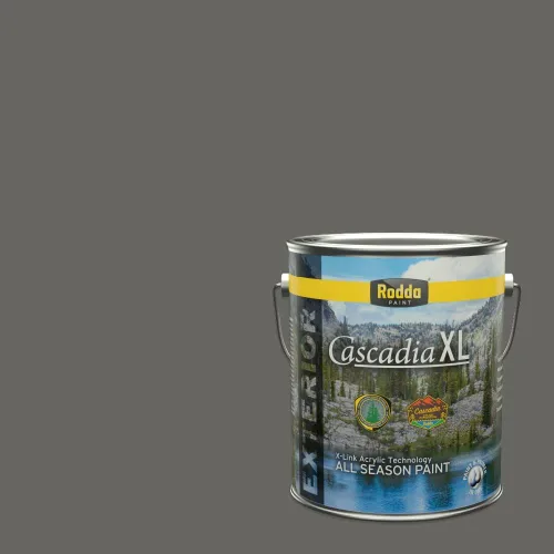 Vista 130 de Rodda Paint CASCADIA XL Pintura e imprimación satinada para exteriores en uno, cuarto de galón, azul playa norte