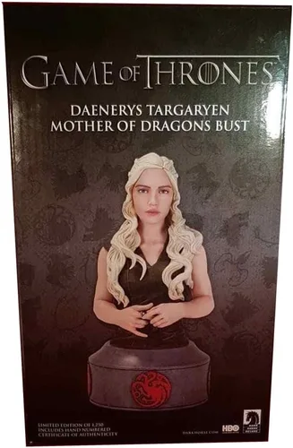Vista 2 de Dark Horse Deluxe Juego de Tronos: Daenerys Taragaryen Madre de Dragones Figura de Resina Busto