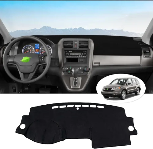 Vista 33 de Autorder - Tapete para salpicadero para 2007-2013 Chevy Chevrolet Silverado/GMC Sierra con dos guanteras, accesorios, cubierta de salpicadero