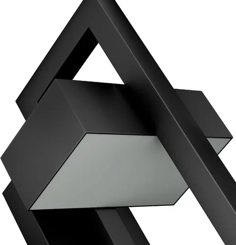 Vista 3 de LamQee Modernas luces de pared para exteriores de 3000 K, apliques de pared LED integrados para exteriores, accesorios de iluminación exterior