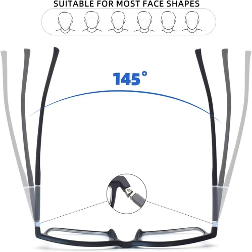 Vista 5 de Gafas ligeras miopes para miopes que no son lentes de lectura
