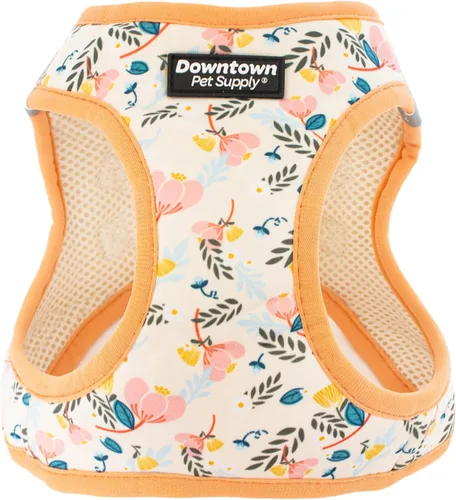 Vista 104 de Downtown Pet Supply Arnés para perro Step-in – Sin tirones, malla acolchada ajustable con ribete reflectante, correa de hebilla segura – Arnés
