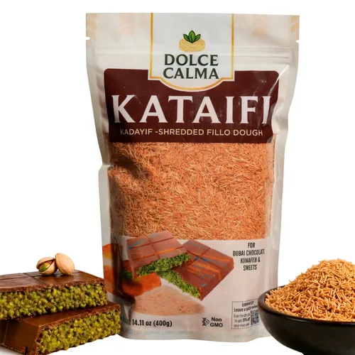 Vista 11 de Dolce Calma Masa de fillo rallada Kataifi asada