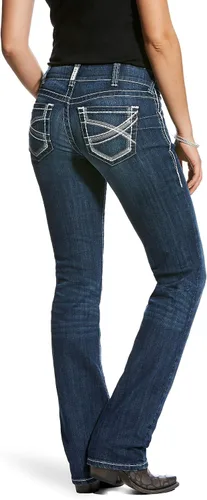 Vista 3 de Ariat R.E.A.L. - Jeans de pierna recta apilables para mujer