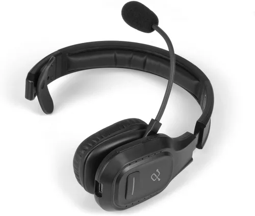 Vista 6 de Aluratek Auriculares inalámbricos Bluetooth 5.0 ABHM100F - Auriculares de alta fidelidad con cancelación de ruido, micrófono integrado, cómodas