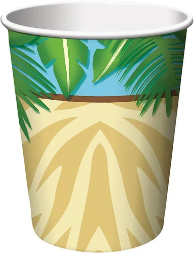 Vista 2 de Safari Adventure Party - Tazas calientes/frías de 9 onzas (8 unidades) Creative Converting