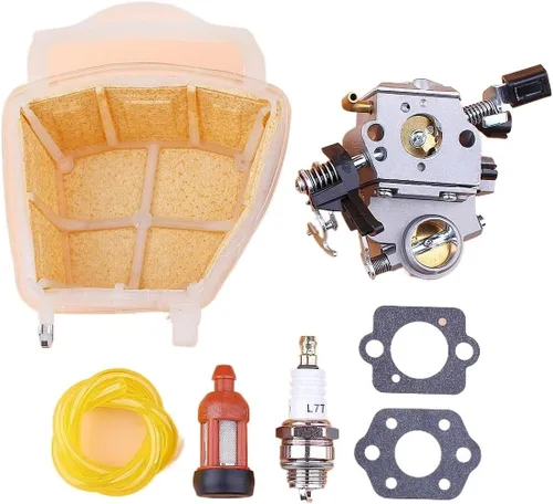 Vista 4 de Kit de afinación de carburador compatible con Stihl MS311 MS391 MS362 Motosierra Filtro de combustible de aire compatible con motosierra gasolina
