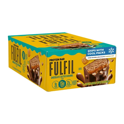 Vista 7 de FULFIL - Barras de proteína surtidas Best Sellers, sin gluten, 15 g de proteína, básicas de despensa, 12