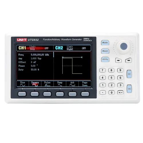 Vista 2 de UNI-T UTG932 + UTD2152CEX, kit de generador de funciones y osciloscopio