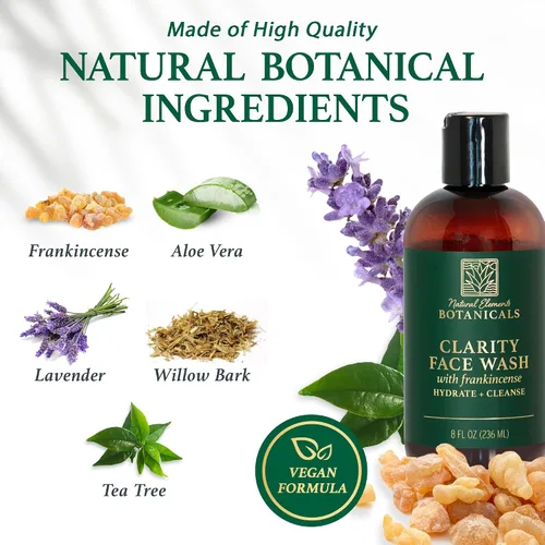 Vista 5 de Jabón facial y corporal con incienso, aloe vera y ácido salicílico Calmante, calmante, antienvejecimiento, limpiador facial diario Cuidado