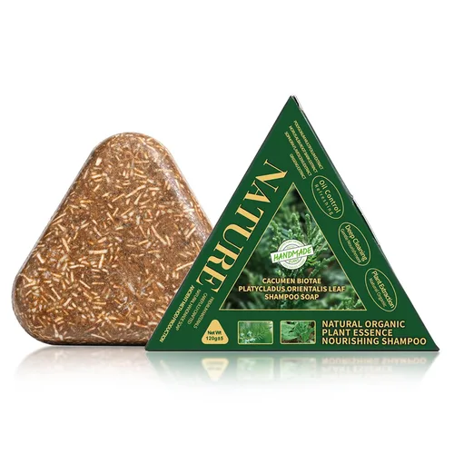 Vista 12 de Barra de champú de carbón de bambú, limpieza profunda, cabello seco hidratante con jabón sólido natural, champú de limpieza hidratante para control