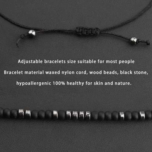 Vista 5 de MAOFAED Pulsera con código morse Work Bestie, el mejor regalo de amistad para compañeros de trabajo